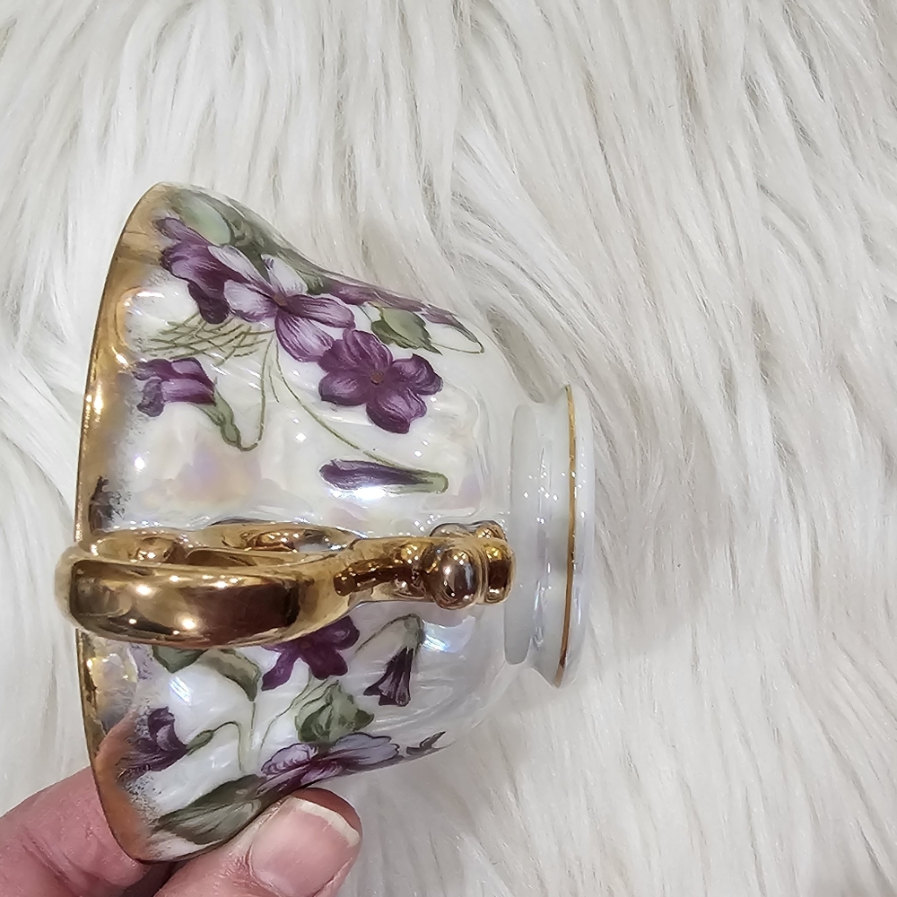 Royal Sealy China vintage antique  teacup and saucer - Picture 10 of 11